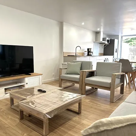 Maison Des Annees 1920 - A 150 M De L'ocean Et Proche Des Commodites - 4 Independants Дом отдыха Сен-Жан-де-Мон