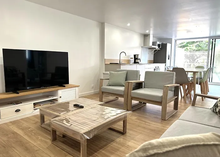 Maison Des Annees 1920 - A 150 M De L'ocean Et Proche Des Commodites - 4 Independants 펜션 생장드몽